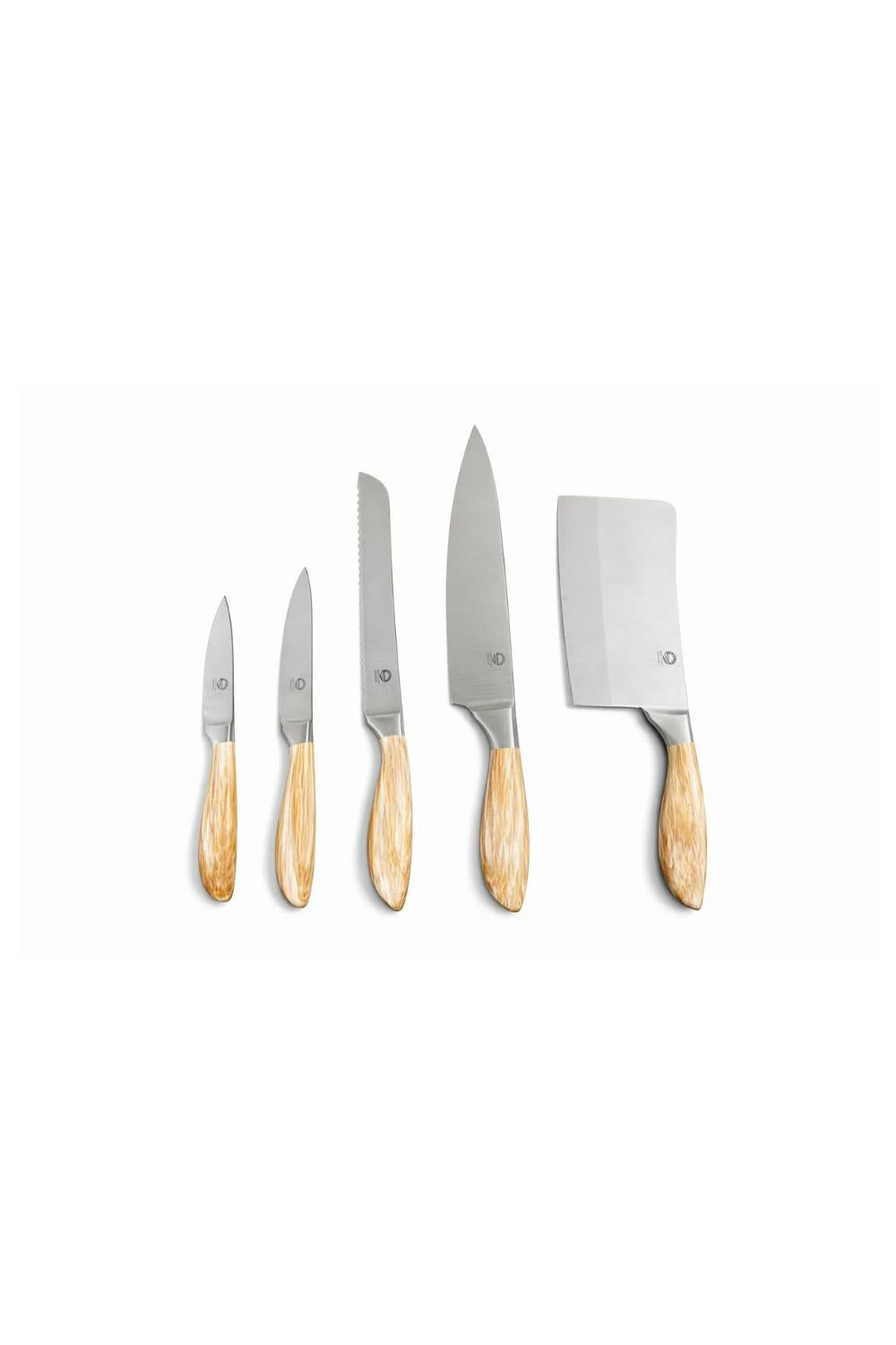 KNIFE SET WITH CLEAVER
