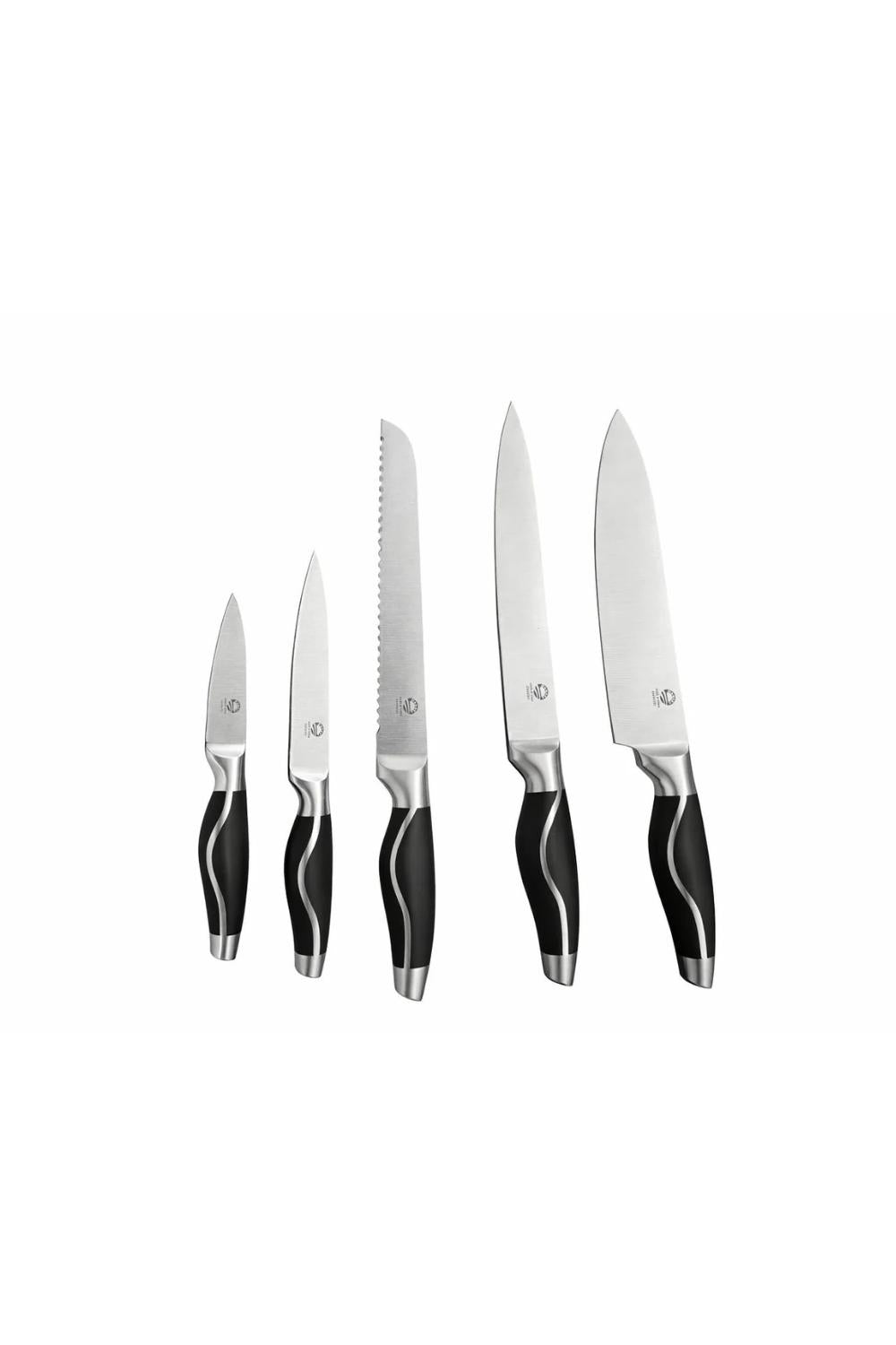 KNIFE SET WITH WOODEN HOLDER