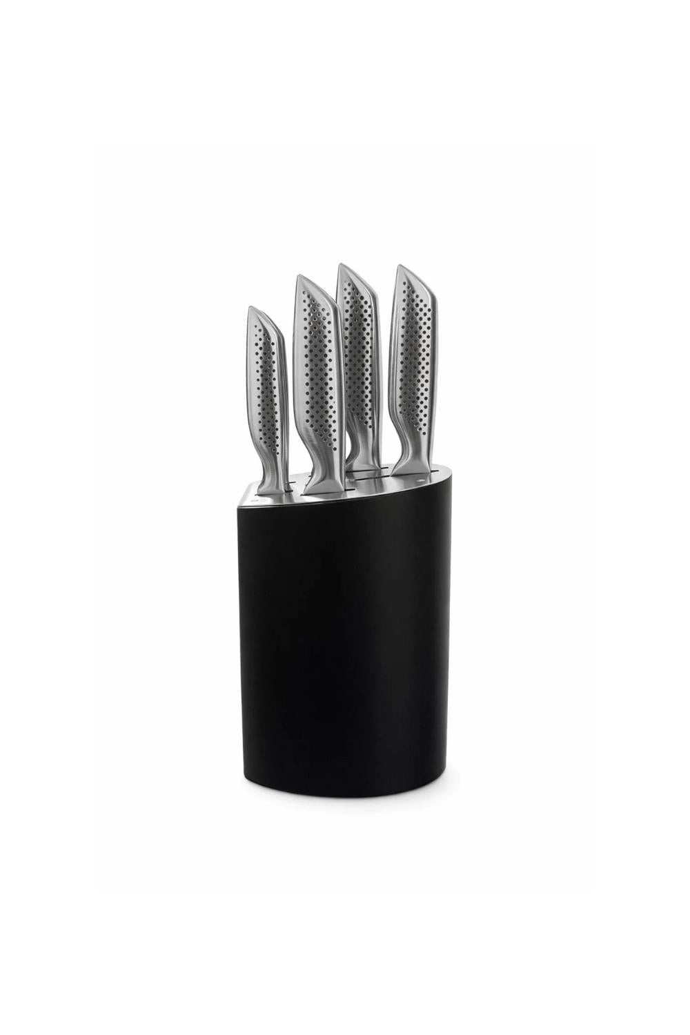 KNIFE SET WITH WOODEN STAND