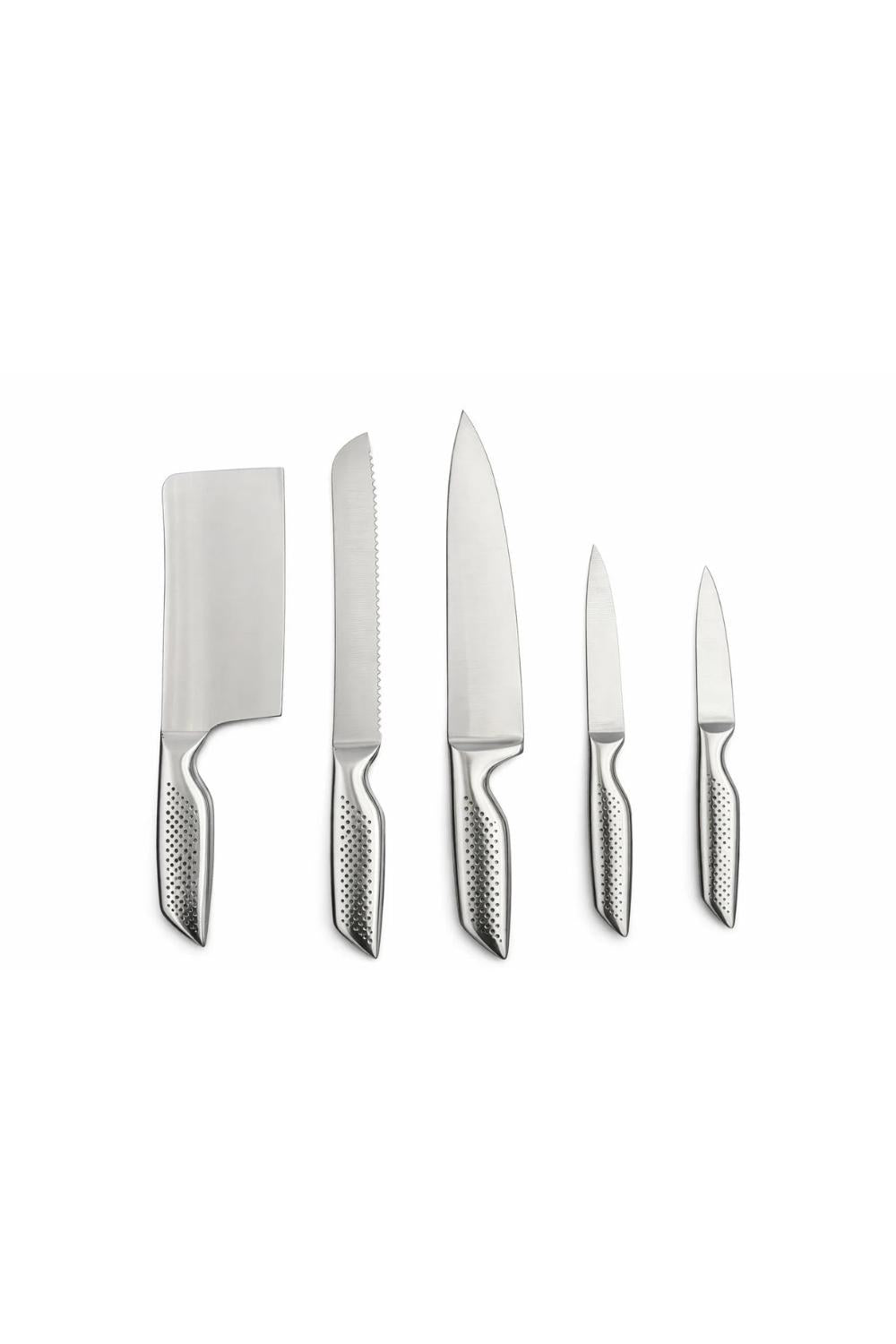 KNIFE SET WITH WOODEN STAND
