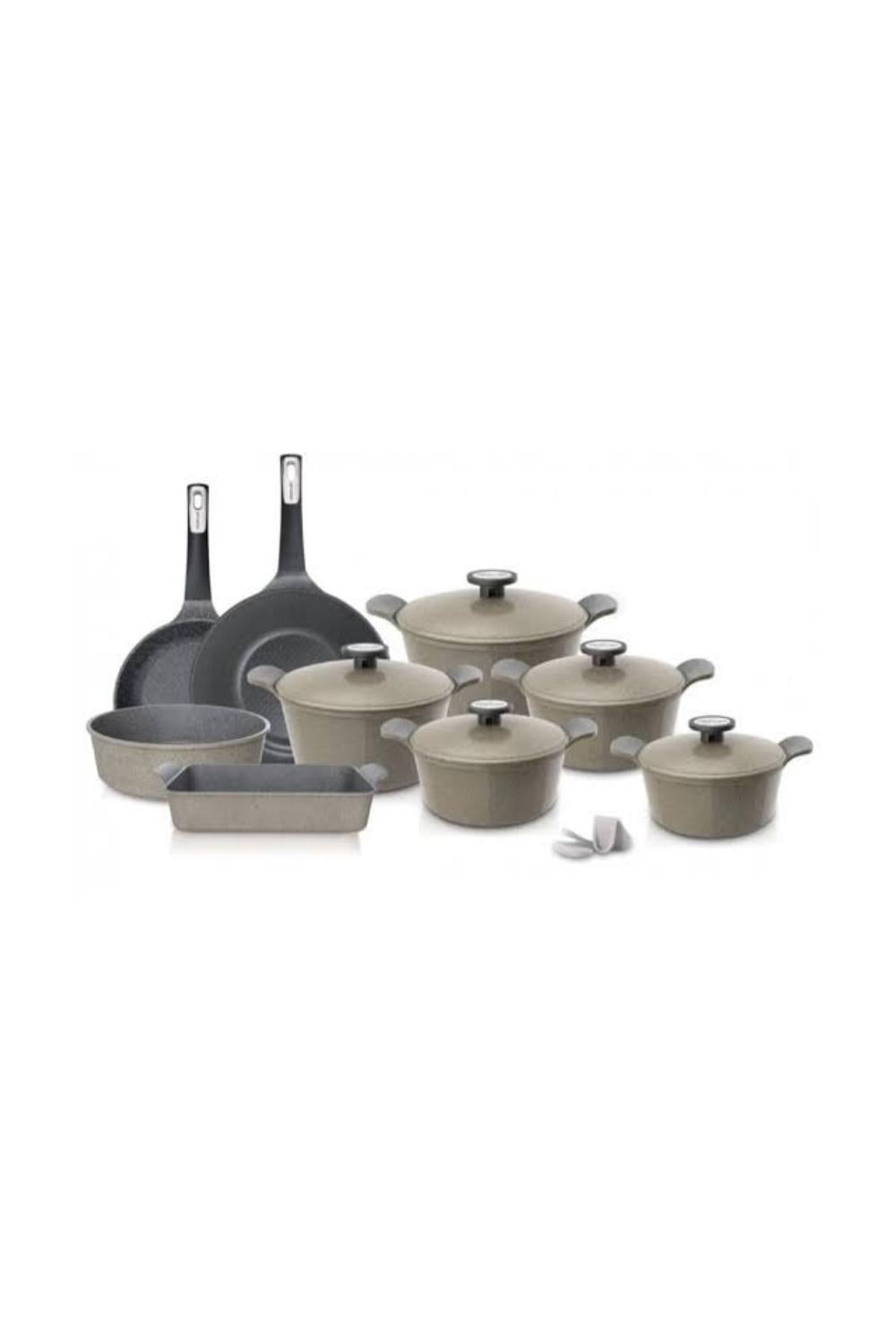 NEOFLAM GRANITE COOKWARE SET – 14 PCS