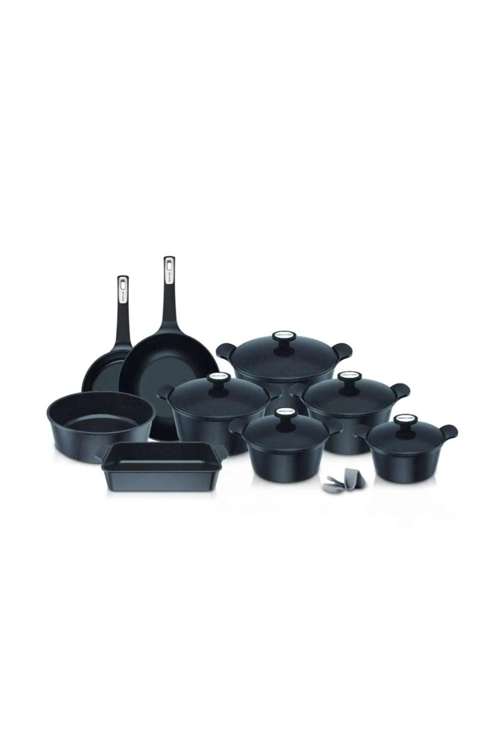 NEOFLAM GRANITE COOKWARE SET – 14 PCS