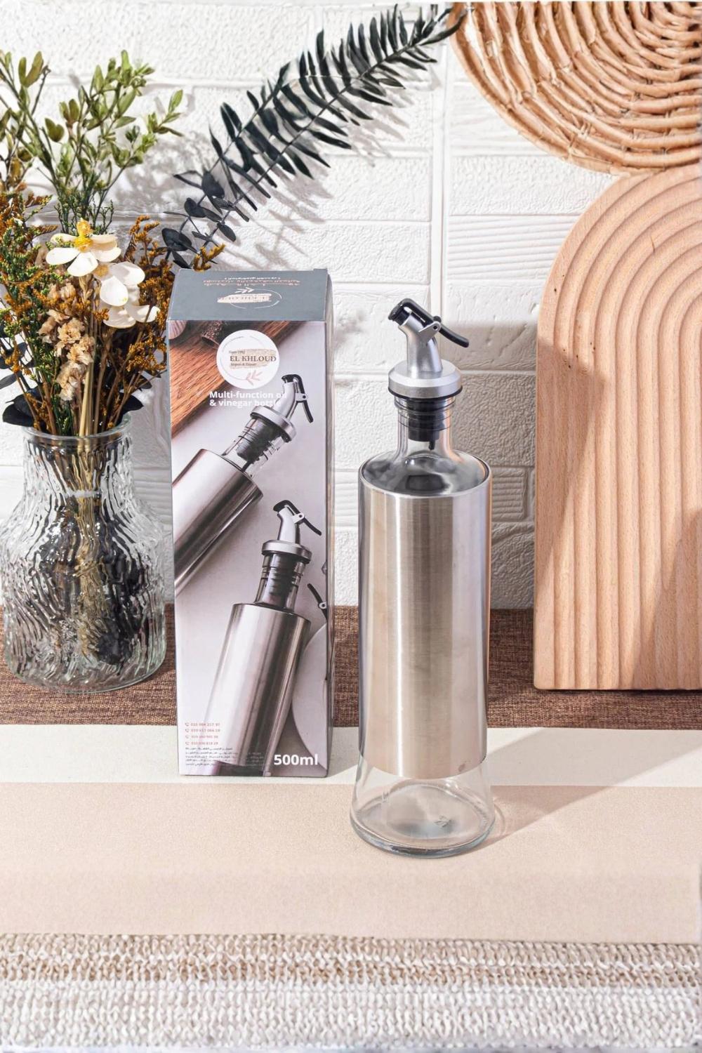 زجاجة زيت وخل