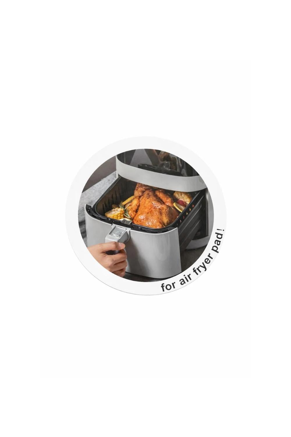 ROUND SILICONE AIR FRYER LINER