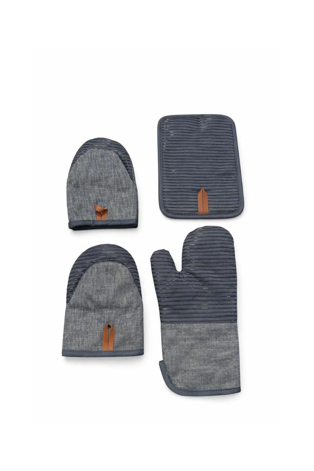 THERMAL OVEN MITT SET (4 PCS)