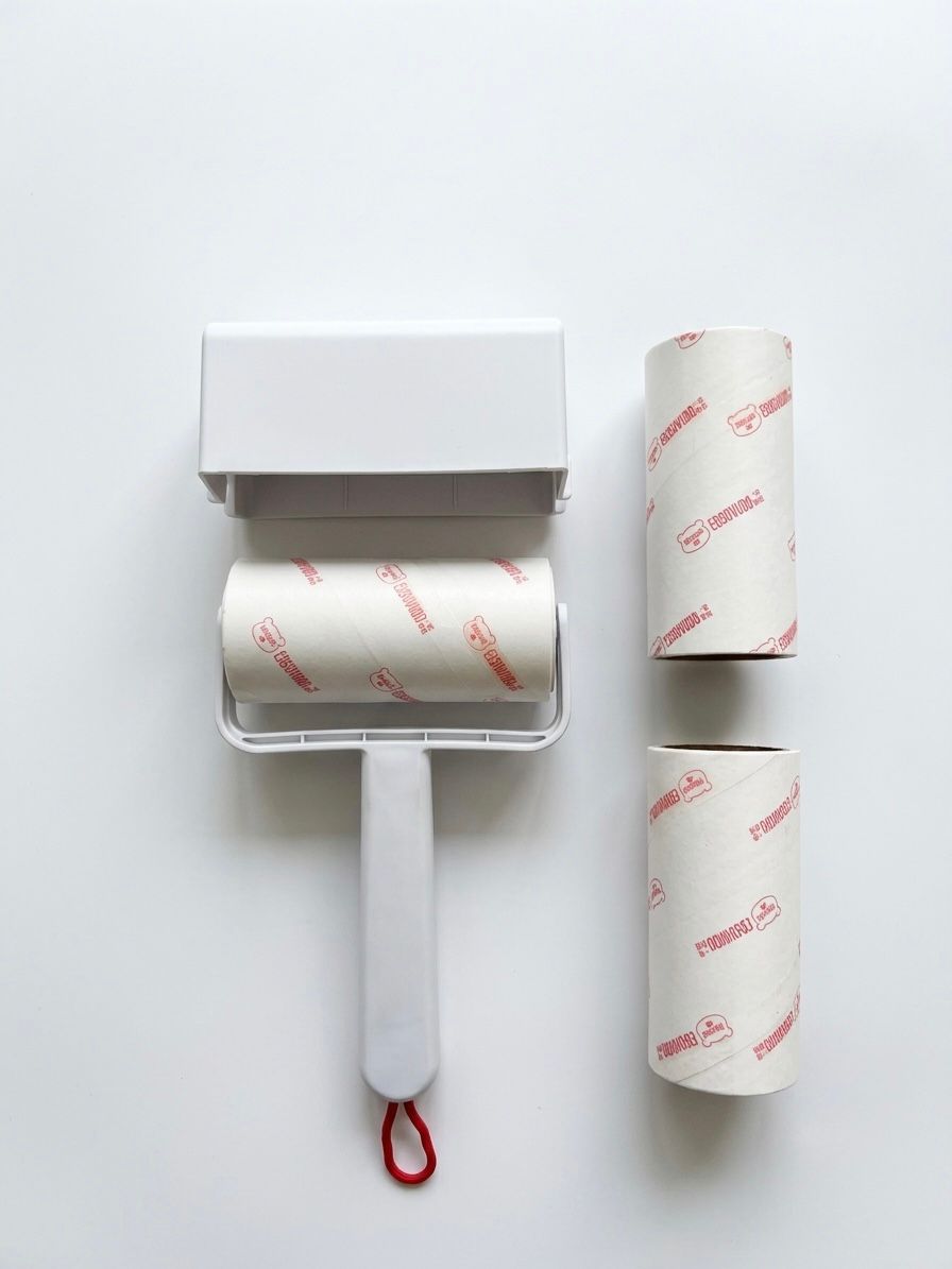 REUSABLE LINT ROLLER + 3 REFILLS