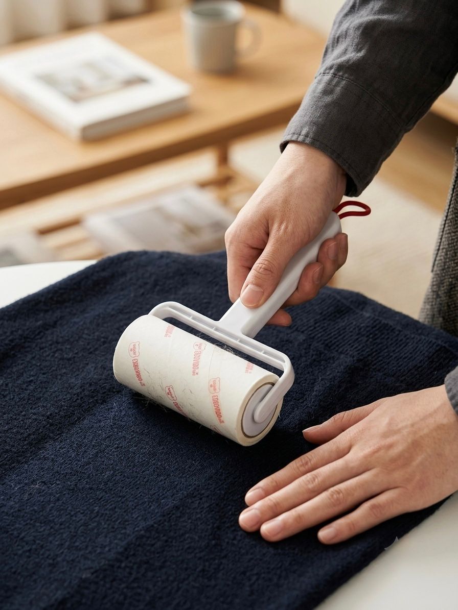 REUSABLE LINT ROLLER + 3 REFILLS
