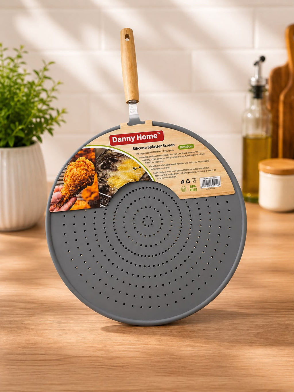 SILICONE SPLATTER SCREEN 32CM