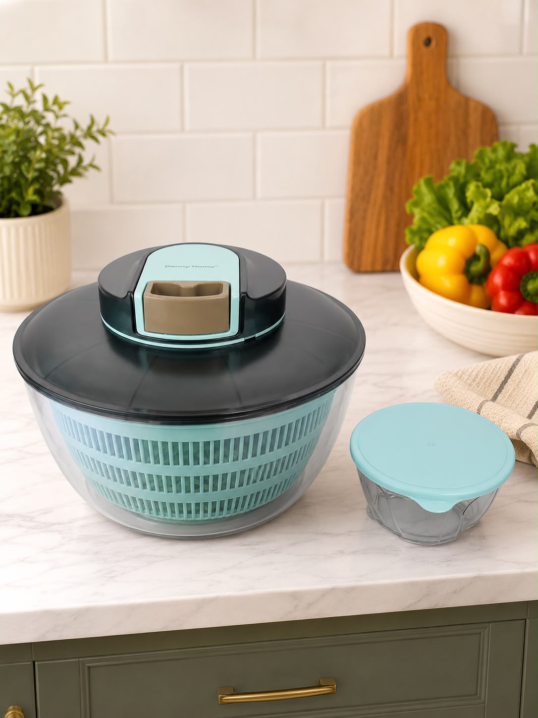 MANUAL SALAD SPINNER & MINI CHOPPER