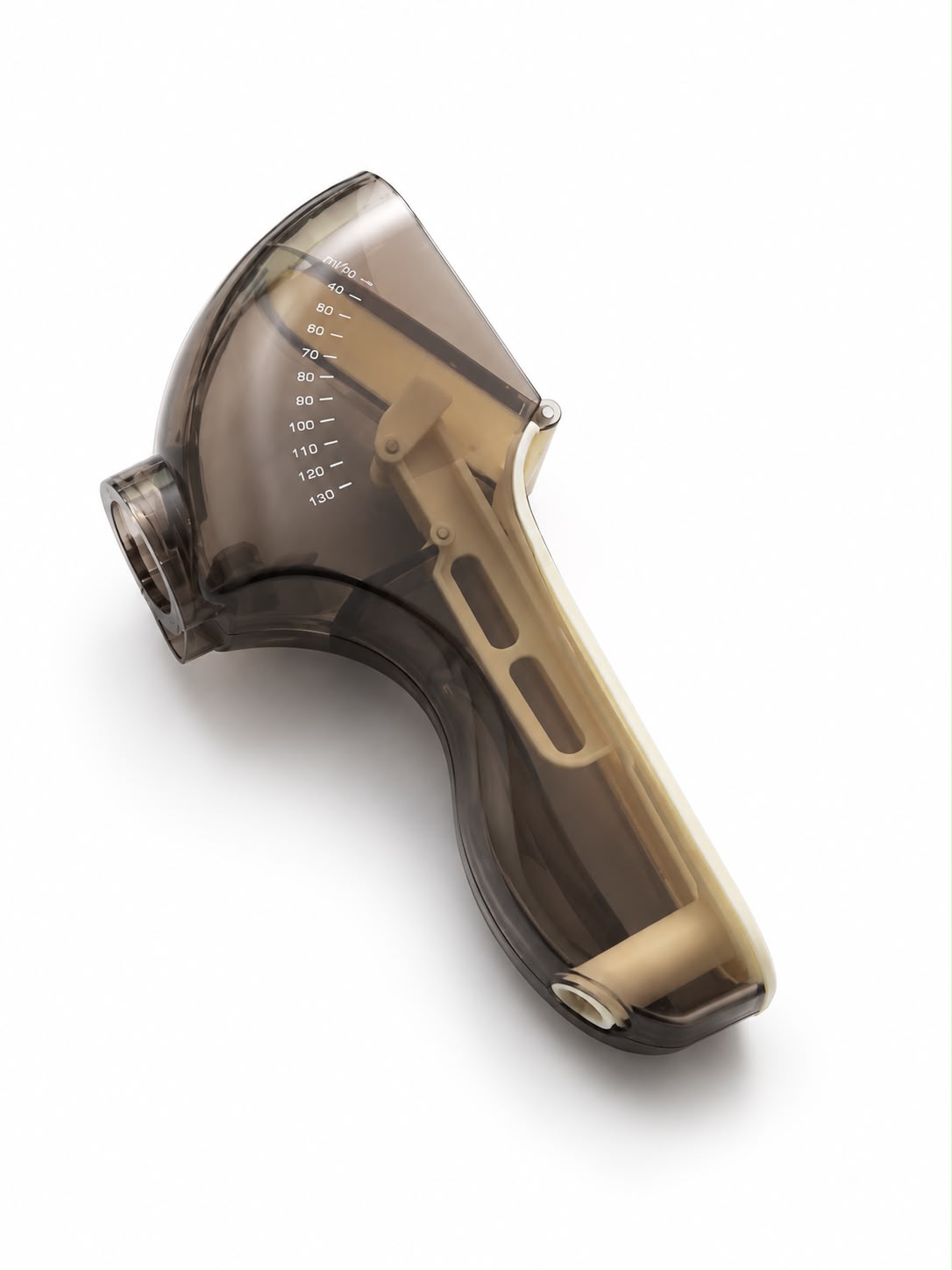 ADJUSTABLE MEASURING SCOOP WITH SLIDING SCALE
