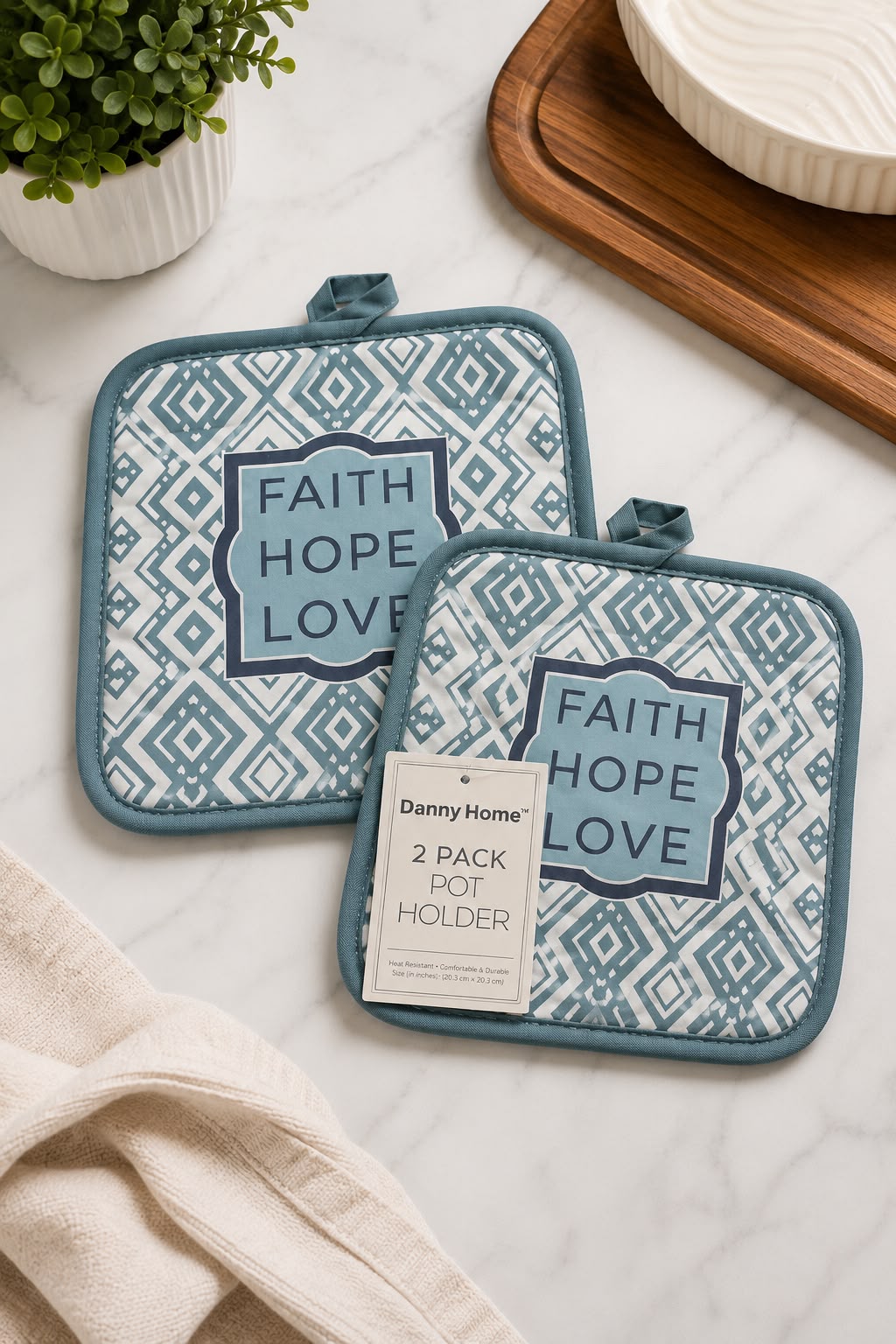 2-PACK HEAT RESISTANT POT HOLDERS