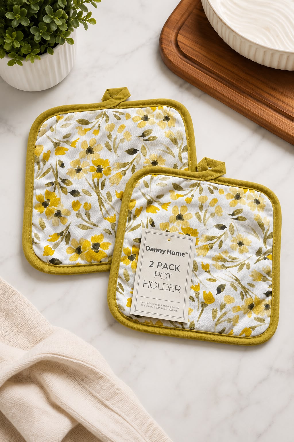 2-PACK HEAT RESISTANT POT HOLDER