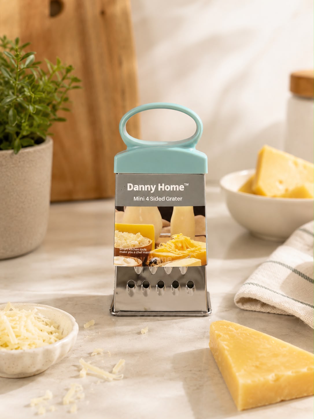 MINI 4-SIDED STAINLESS STEEL GRATER