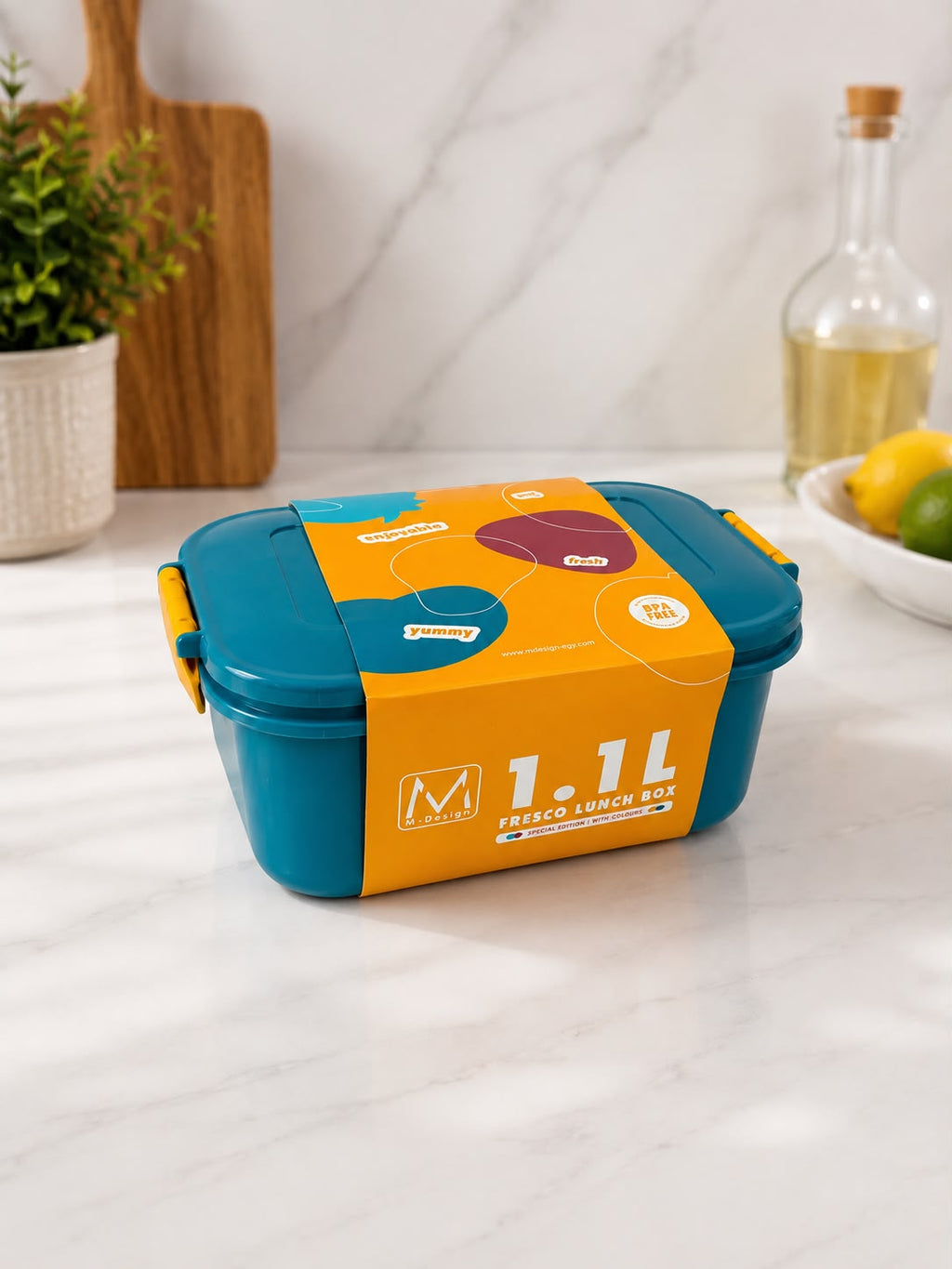 1.1L FRESCO LUNCH BOX - TEAL
