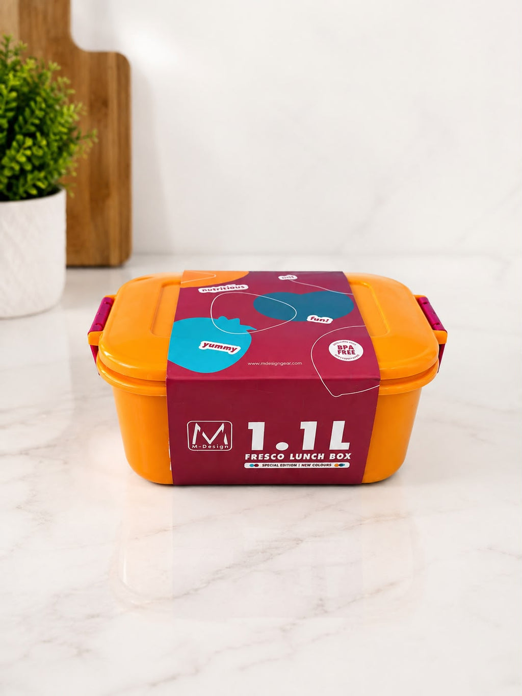 1.1L FRESCO LUNCH BOX - ORANGE