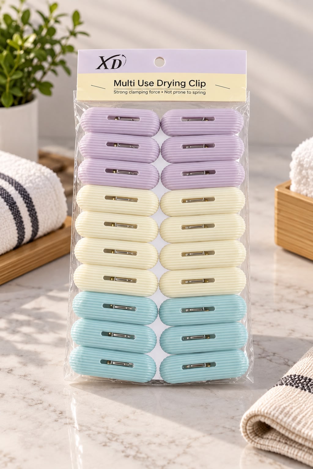 MULTI-USE DRYING CLIPS - 20 PCS