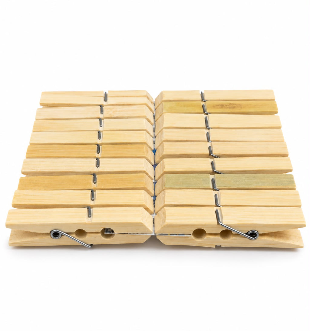 BAMBOO DRYING CLIPS - 20 PIECES