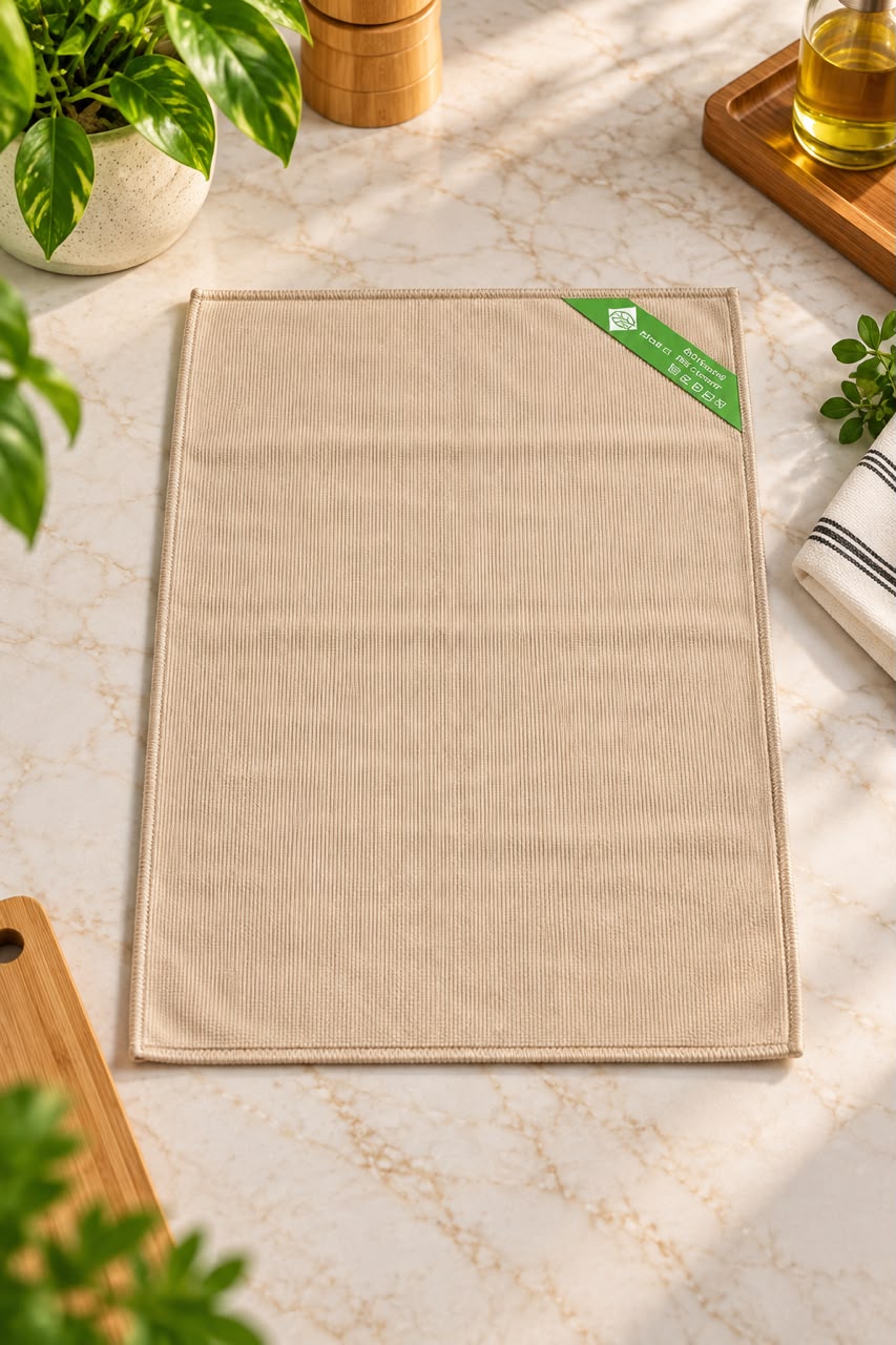 GREEN FIBER GLASS SHINE CLOTH