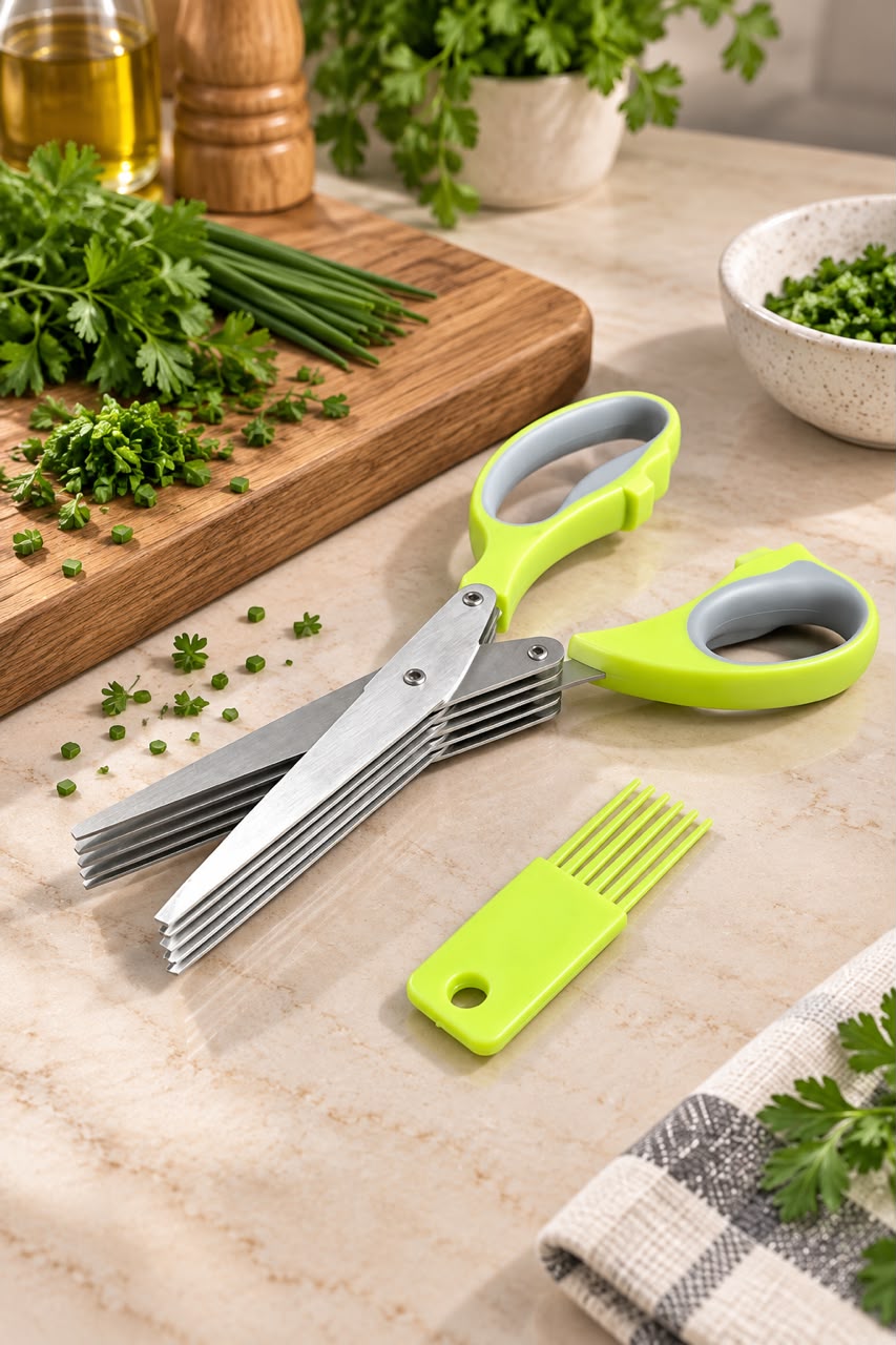 5-BLADE HERB SCISSORS