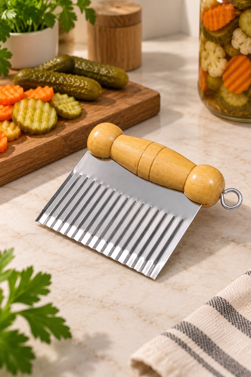 STAINLESS STEEL CRINKLE CUTTER