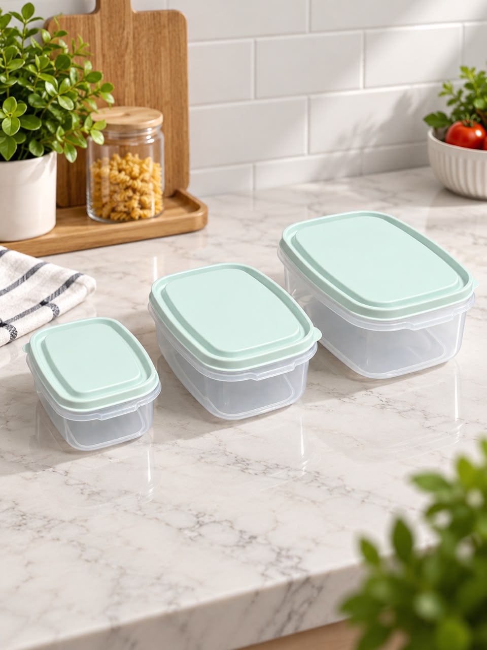 AIRTIGHT FOOD STORAGE CONTAINERS SET