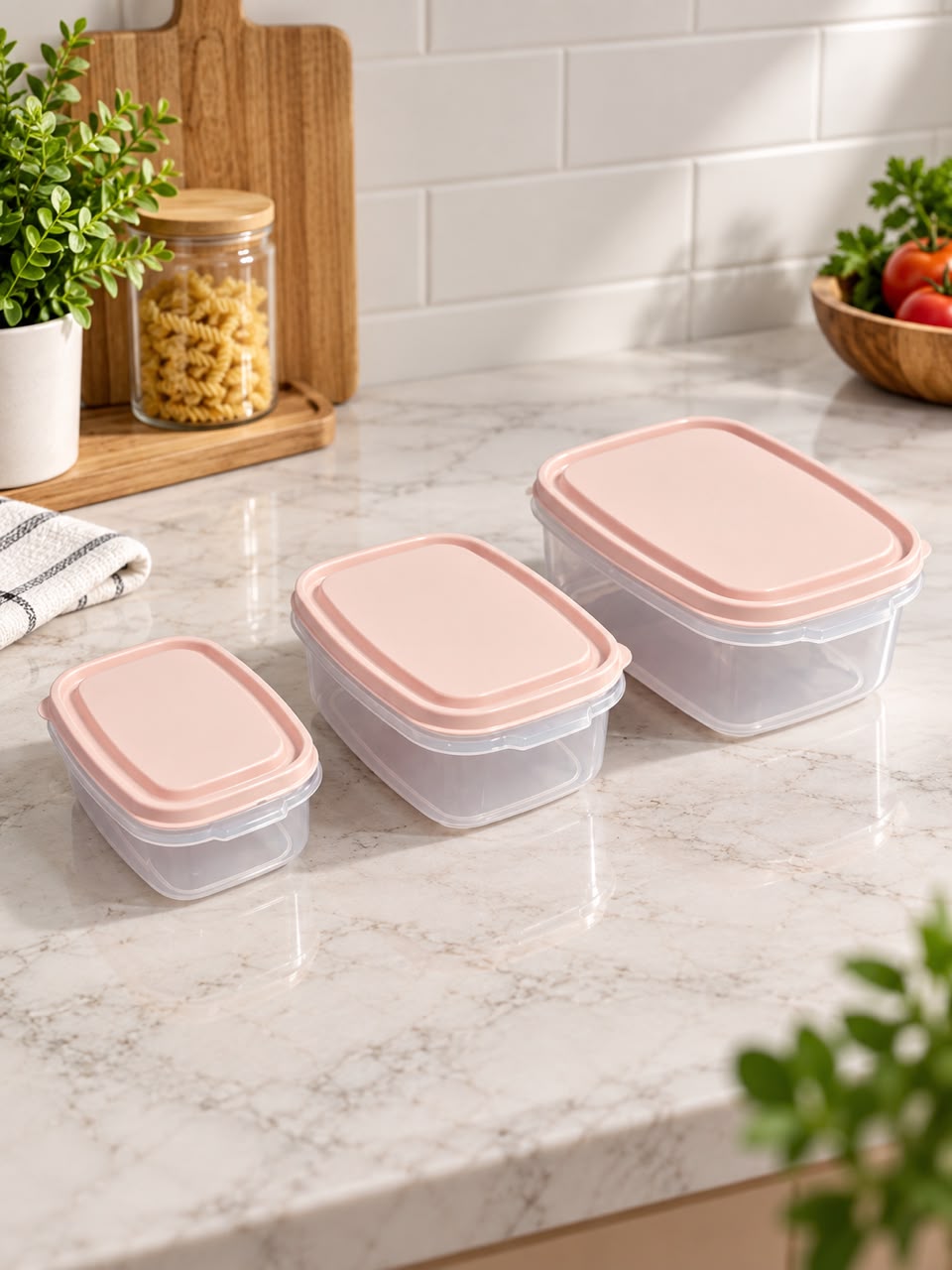 AIRTIGHT FOOD STORAGE CONTAINERS SET