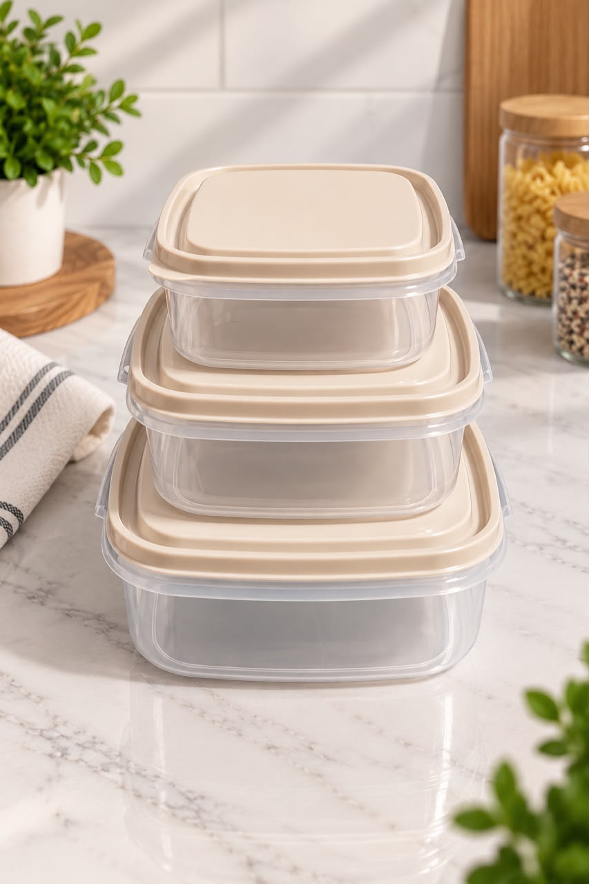 AIRTIGHT FOOD STORAGE CONTAINERS SET