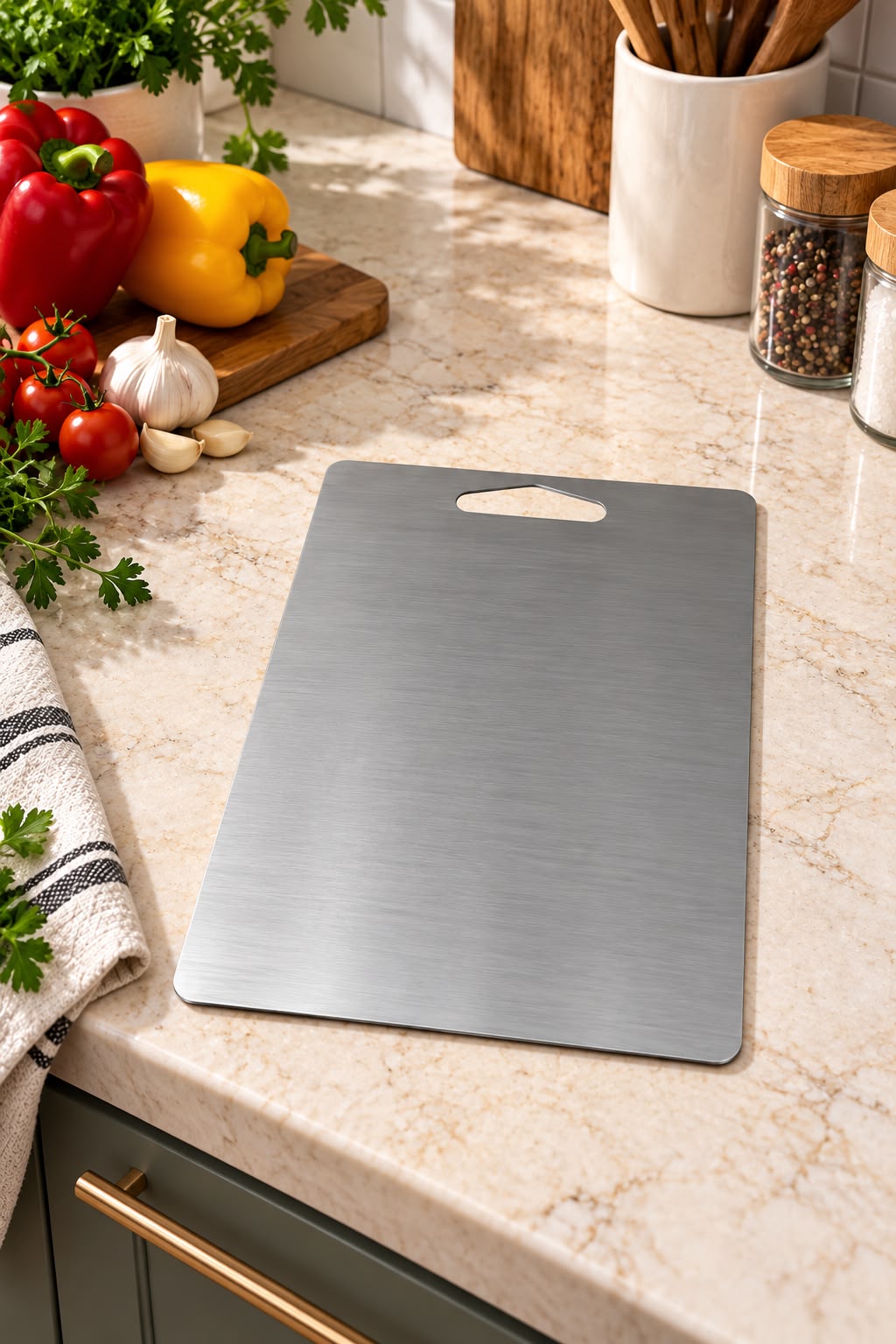 STAINLESS STEEL CUTTING BOARD
