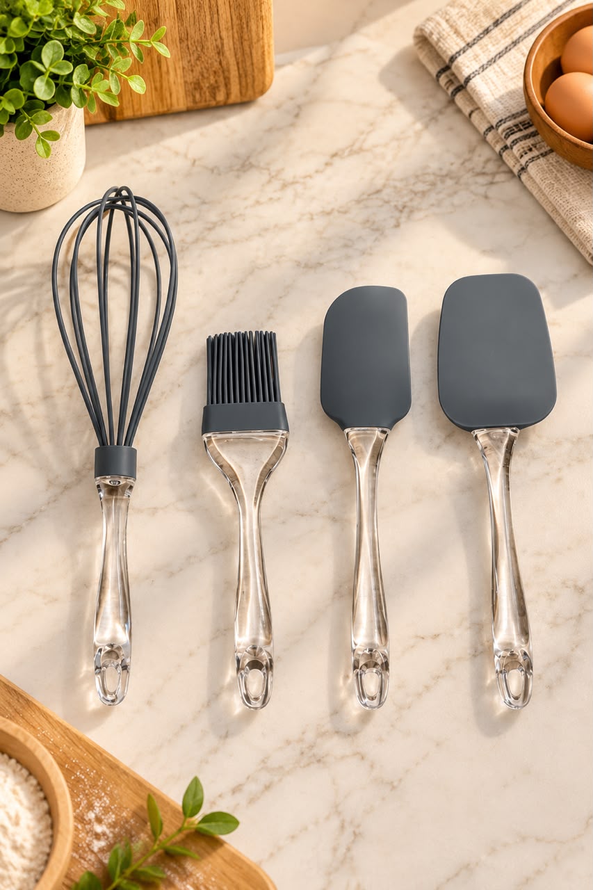 4-PIECE SILLICONE UTENSIL SET
