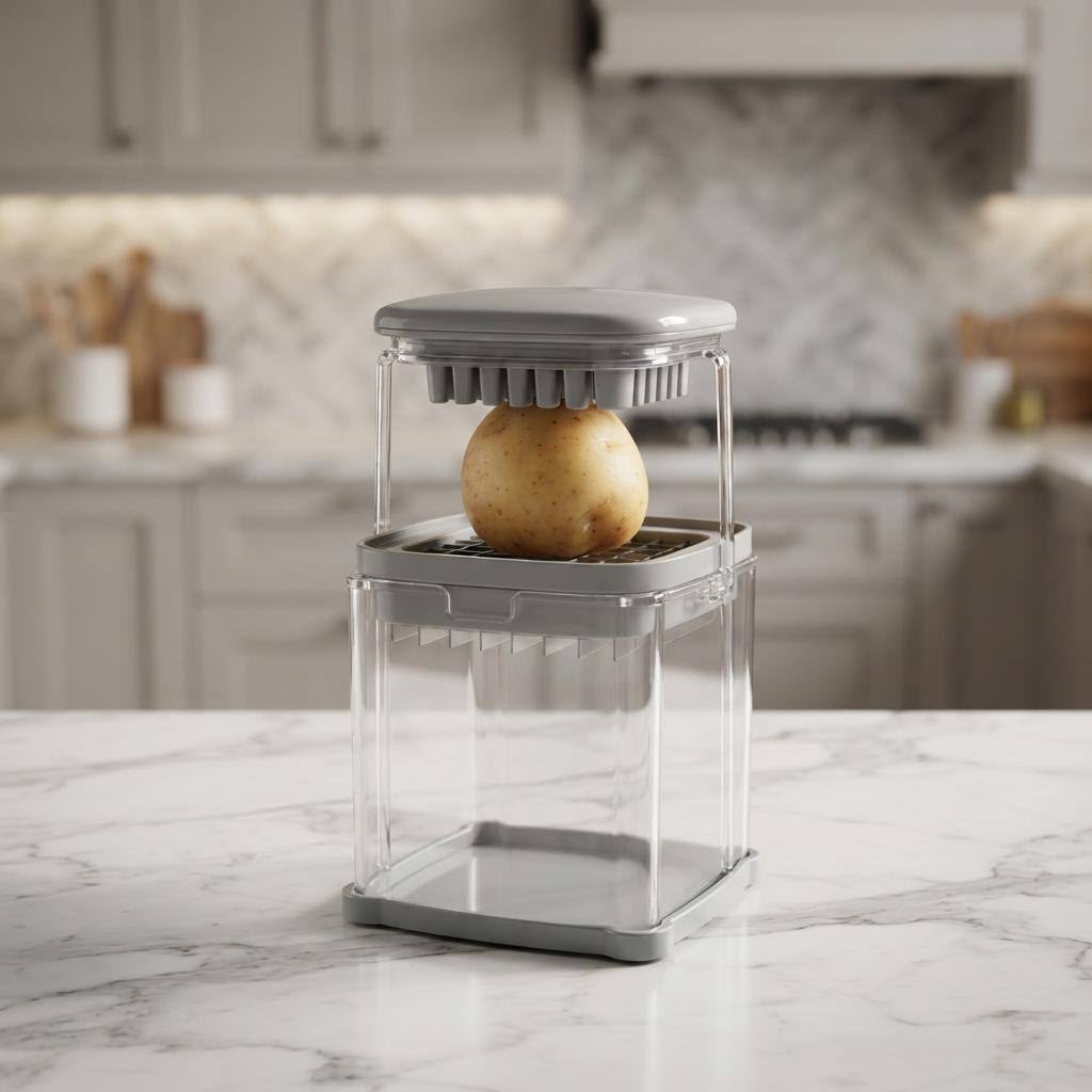 3-IN-1 POTATO CHOPPER & SLICER