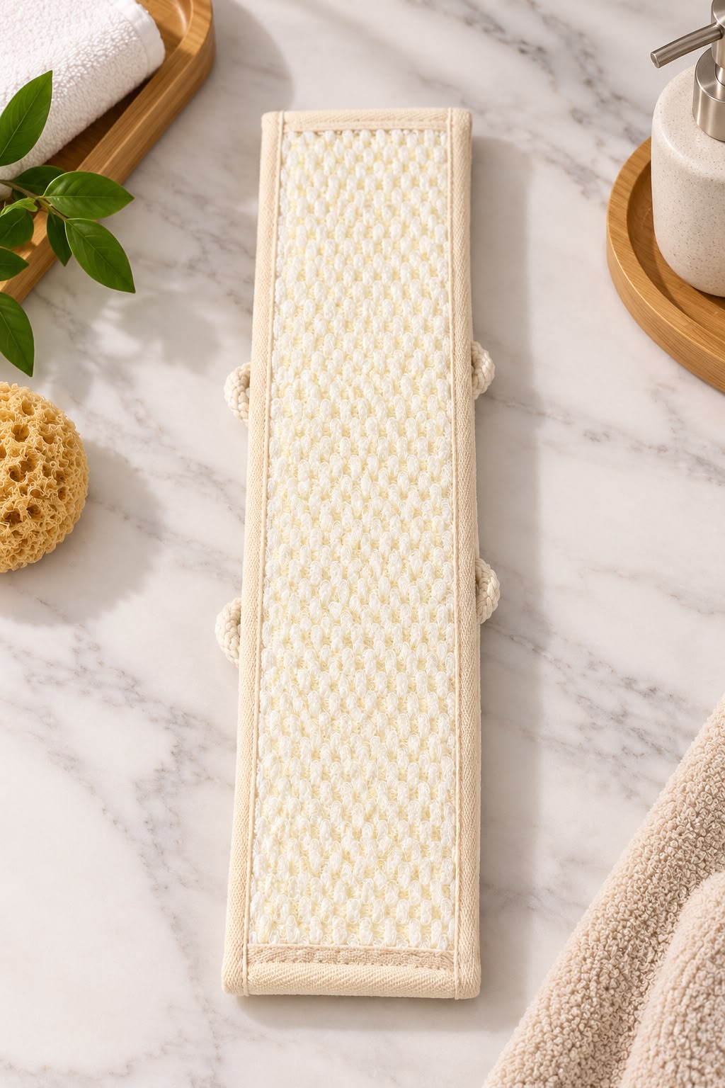 EXFOLIATING BATH BACK SCRUBBER