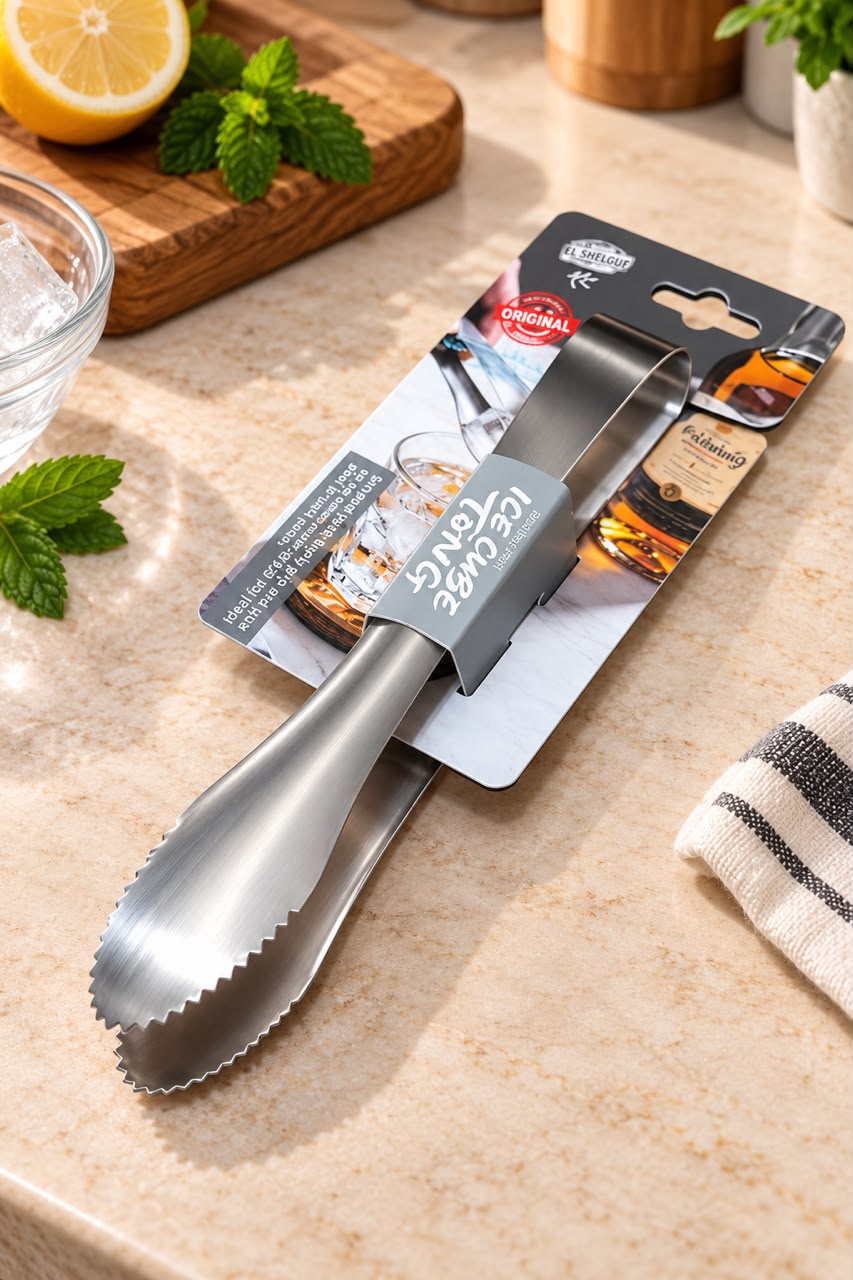STAINLESS STEEL ICE TONGS