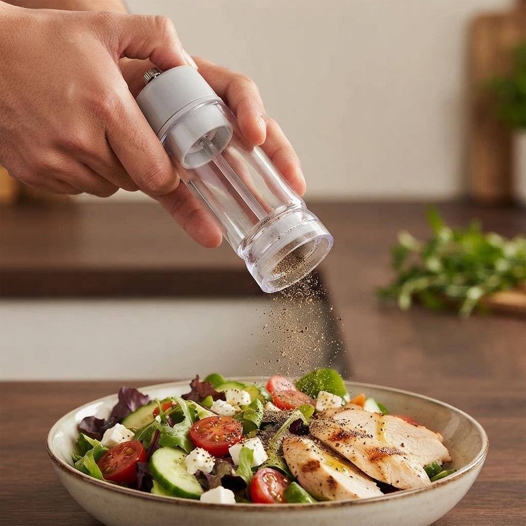 2-PIECE SALT & PEPPER GRINDER SET