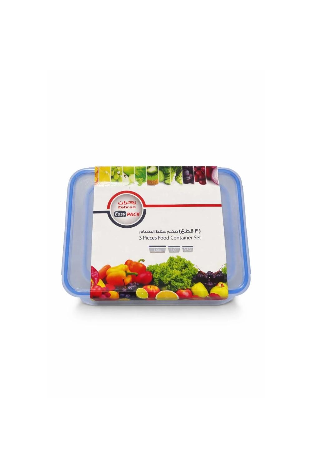ZAHRAN FOOD CONTAINER SET (3 PCS)